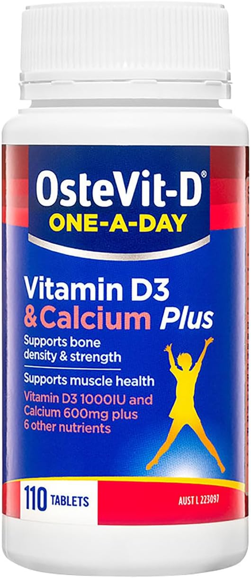 Ostevit-D and Calcium plus One-A-Day 110 Tablets image number 1