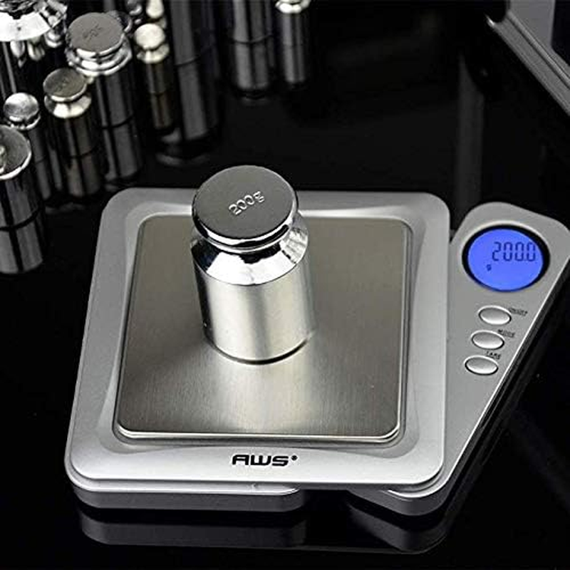 American Weigh Scales 200WGT Carbon Steel 200Gm Calibration Weight Scale with Chrome Finish image number 2