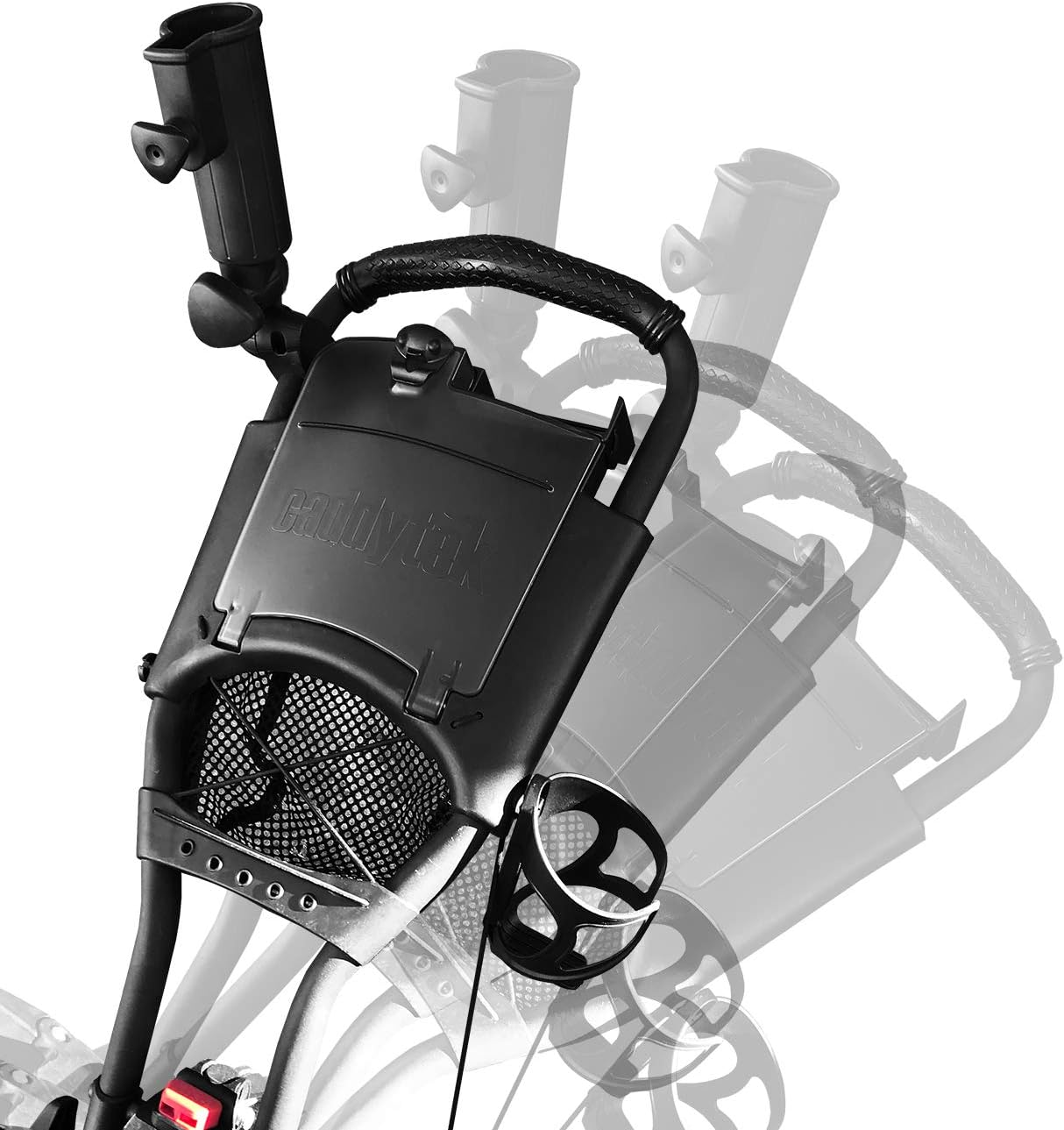 Caddytek Caddylite Ez-Fold Pro 3-Wheel Golf Buggy/Push Cart + Removable Seat - 12-Month Australian Warranty - Blue image number 3