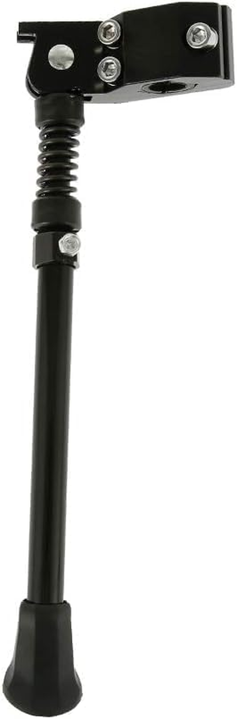 Bicycle Kickstand Adjustable Aluminium Alloy Cycling Height Rear Mount Side Kick Stand Universal Support Bracket for MTB Mountain Bike Suitable for 16" 20" 24" 26" Tire and 700 Road Bicycle image number 4