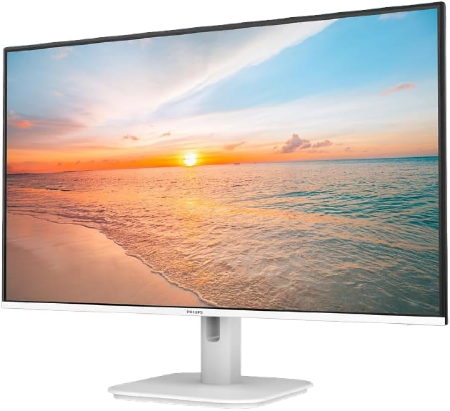 Philips 27E1N1100AW 27Inch 100Hz FHD IPS Monitor, White image number 4