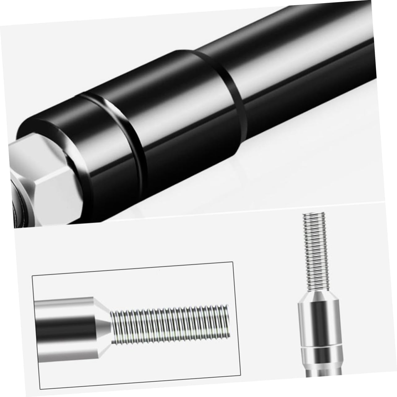 Beatifufu Adjustable Motorcycle Balance Bar Handlebar Accessory Black for Bike Modifying and Motocycle Accessories Suitable for Adult Riders