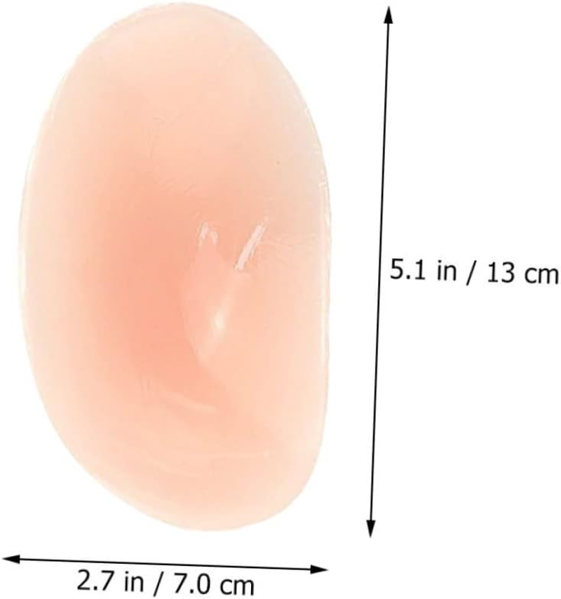 KOMBIUDA 4Pcs Invisible Silicone Shoulder Pads for Women Slip Shoulder Enhancer Pads Comfortable and Breathable Cushion for Clothing Support image number 1