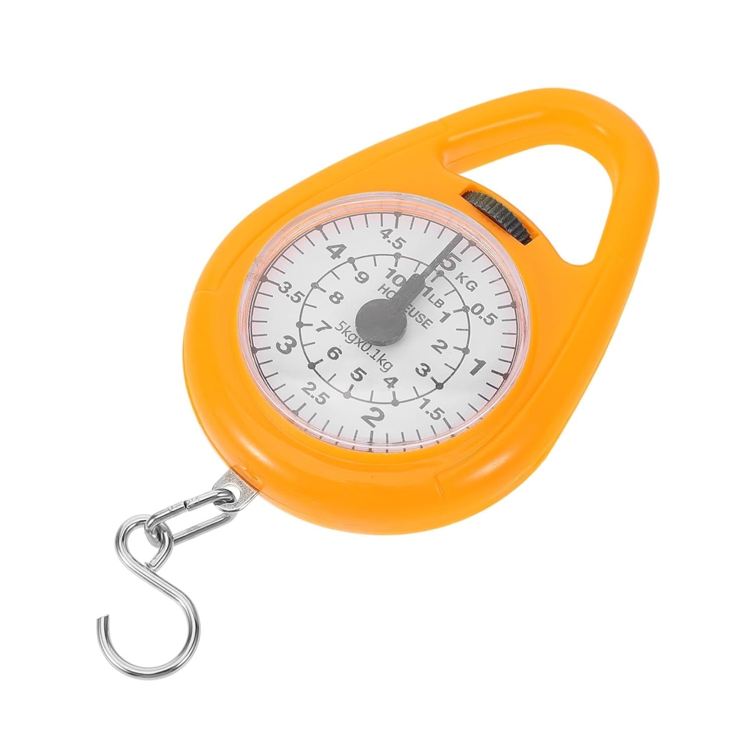 ANDRESLAD Spring Scale Mini Luggage Weight Scale Fashionable Steel ABS Portable Compact Mechanical for Travel and Everyday Use image number 3