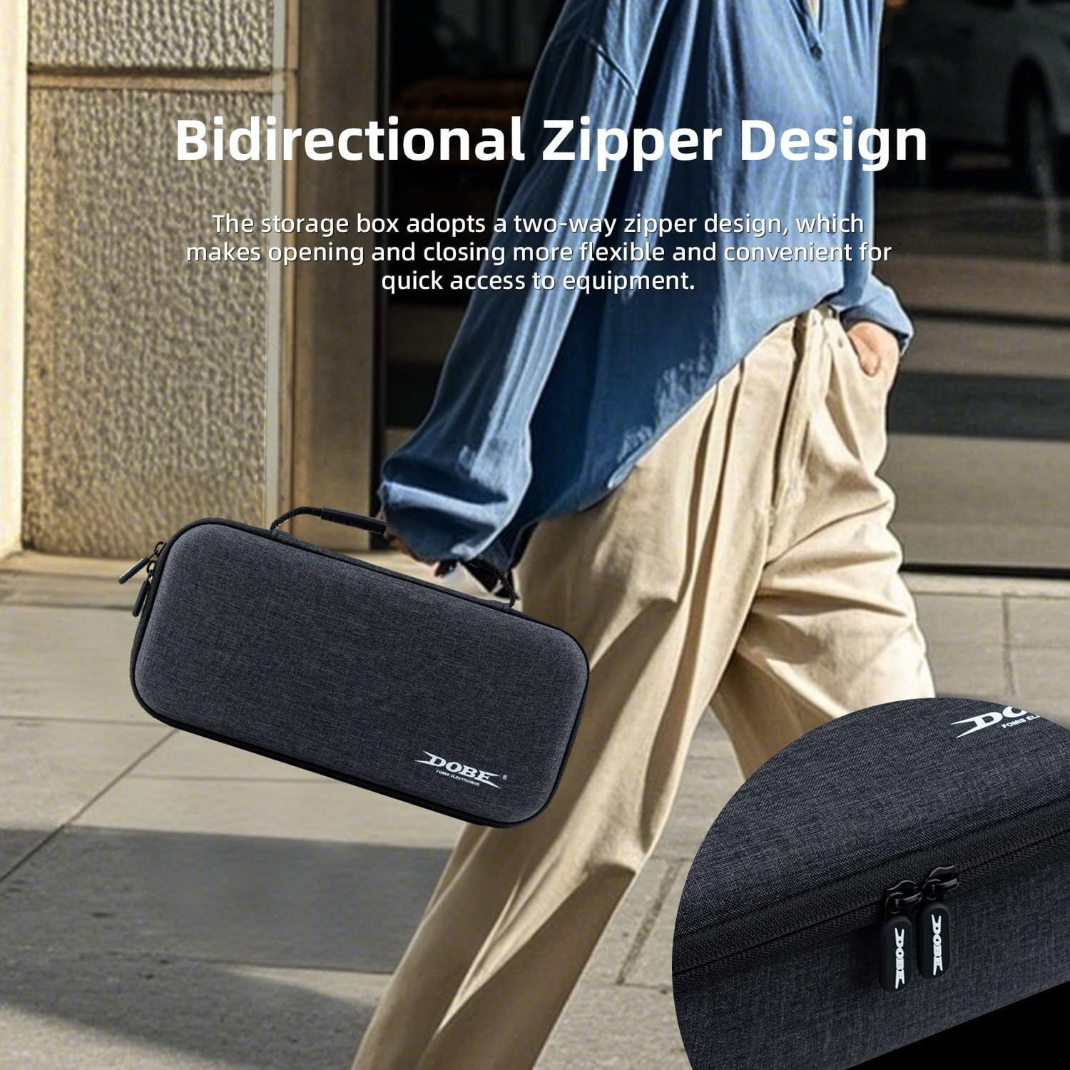 Mcbazel Carrying Case Compatible with N-Switch 2,With 12 Games Cartridges ABS Material Hard Shell Travel Carrying Case Pouch for Console & Accessories image number 6