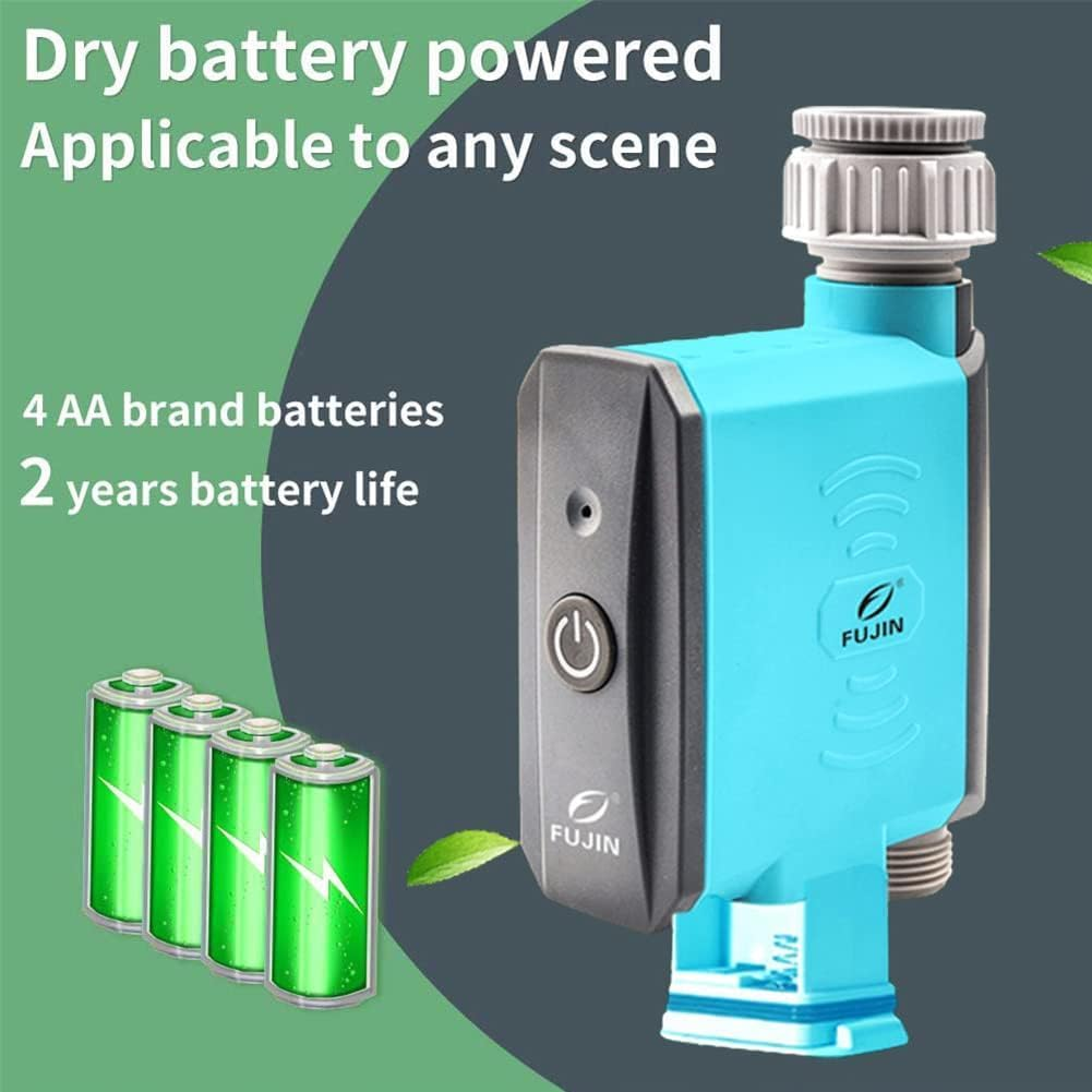 Water Timer, Bluetooth ＆ Wifi Smart Irrigation System Garden Watering Timer Programmable, IP67 Waterproof Watering System with Rain Delay, Auto/Manual Watering image number 1