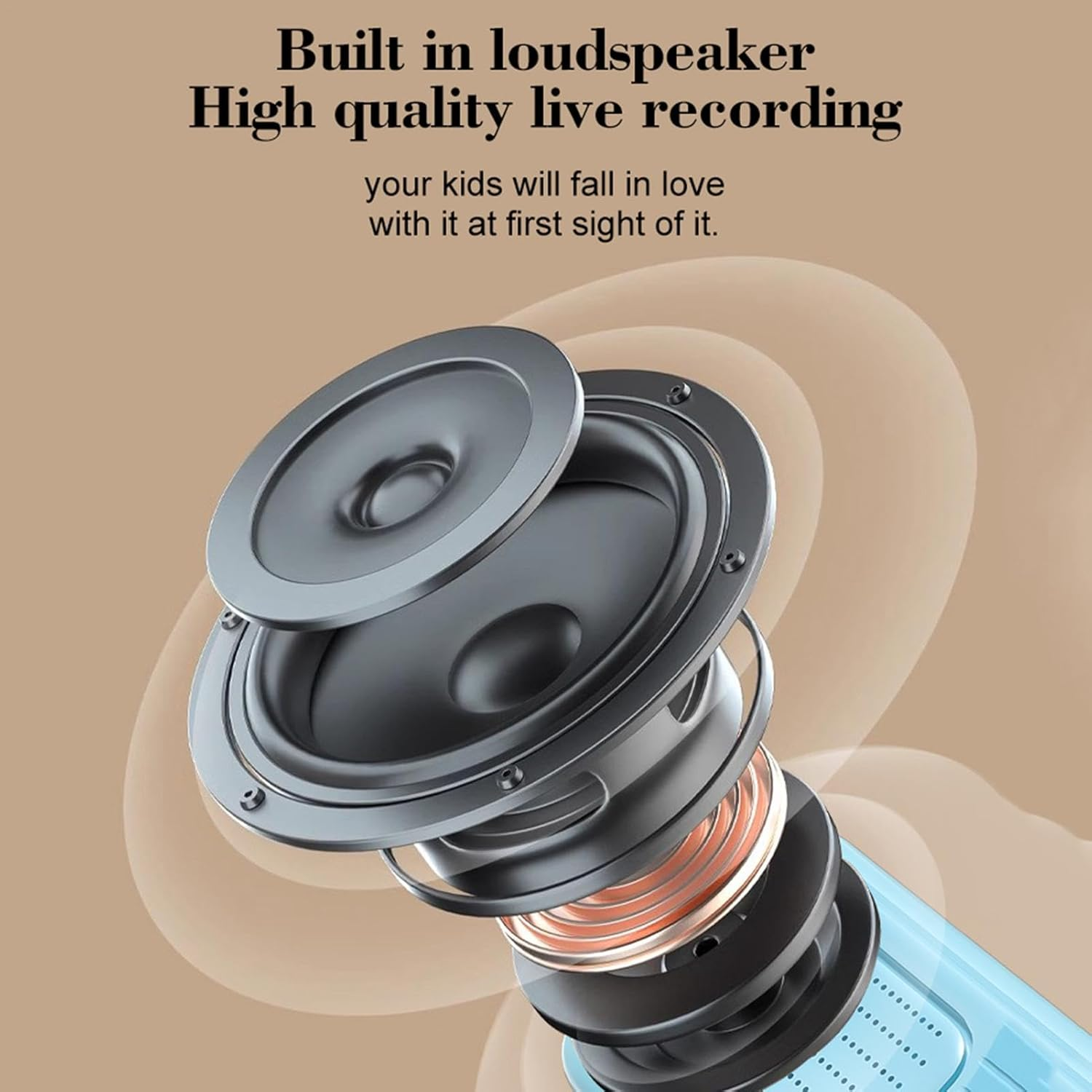 Kids Gramophone 96 Cards - Toddler Phonograph Record Player Toy,Children'S Phonograph Story Music Player for Kids Boys Girls image number 1