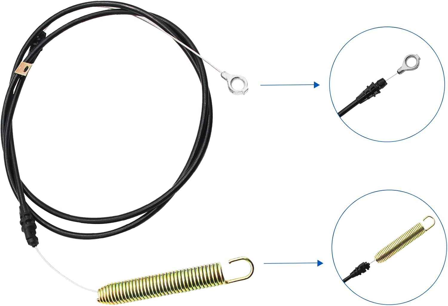 Pro-Parts GY21106 GY20156 Deck Engagement Clutch Control Cable for John Deere 100 and 300 Series image number 4