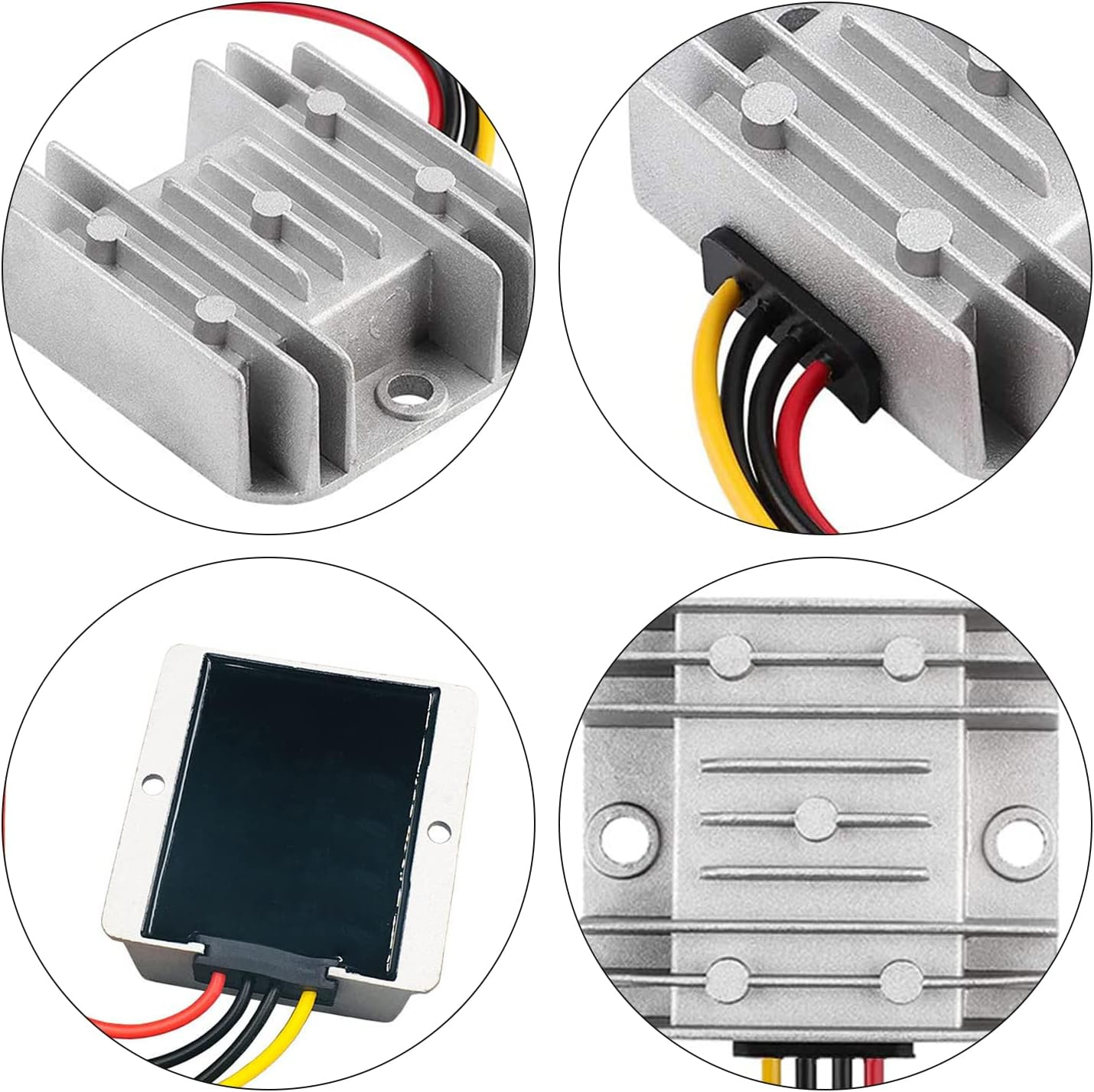 DC 8V-40V to 13.8V 10A 138W Regulator Waterproof Module Transformer Golf CART Voltage Reducer Automatic Buck Boost Converter for Club Car LED Light,Regulator and DC-DC Converter for Car Power Supply. image number 1