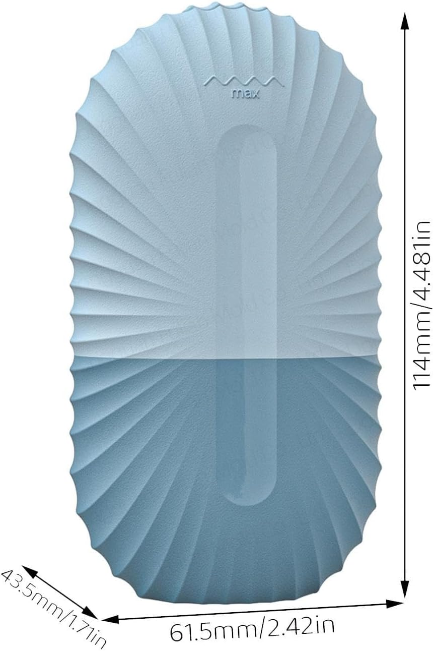 Ice Face Roller | Reusable Cooling Silicone Ice Cube Roller - Beauty Facial Rollers, Ice Cube Silicone Face Massage Skincare Tool for Face Eye Puffiness, Brighten Skin Borato - Shell Pattern - Green image number 5