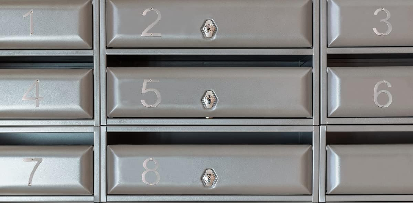 ONLYKXY Silver Modern House Numbers 0-9 Garden Street Address Number Sign 2Inch Stainless Steel Hollow Door Mailbox Decor Number Sticker for Apartment Hotel Building Room Office Brushed Number Sign image number 1