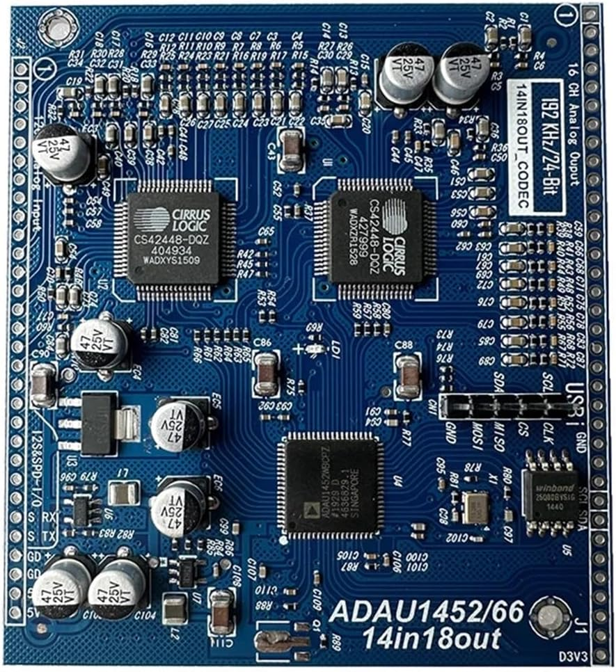 ADAU1466/ADAU1452+CS42448 14 in and 18 Out DSP Audio Decoding Module(Adau1466)