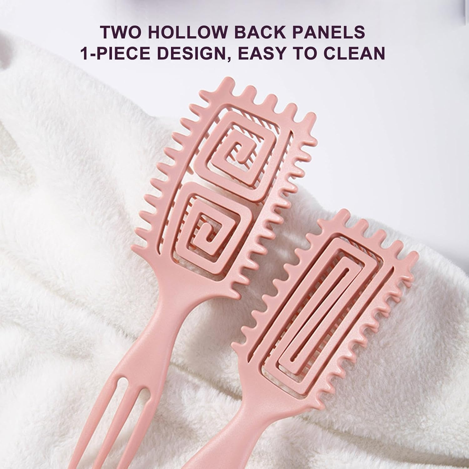 High Top Combs - Three-Pronged Comb - Three-Prong Design Curl Hair Separating Brush, Curly Hair Brush for Curling for Men and Women for Wet Dry Curly Thick Straight Hair image number 5