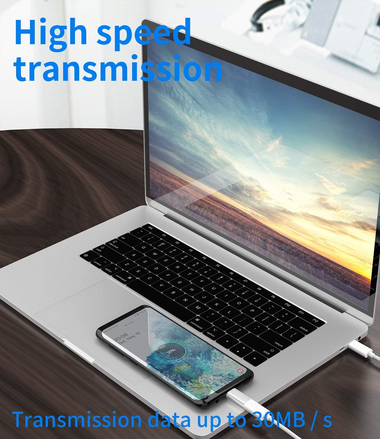 3Pack,Usb C Male to Micro USB Female Adapter, for Ipad Pro Air4 Compatible for Samsung Galaxy S21 S20 plus Note,Pixel 5 4Xl,V35,Moto Charging Data Sync Type C Power Charger Connector Cable - Multicolor image number 4