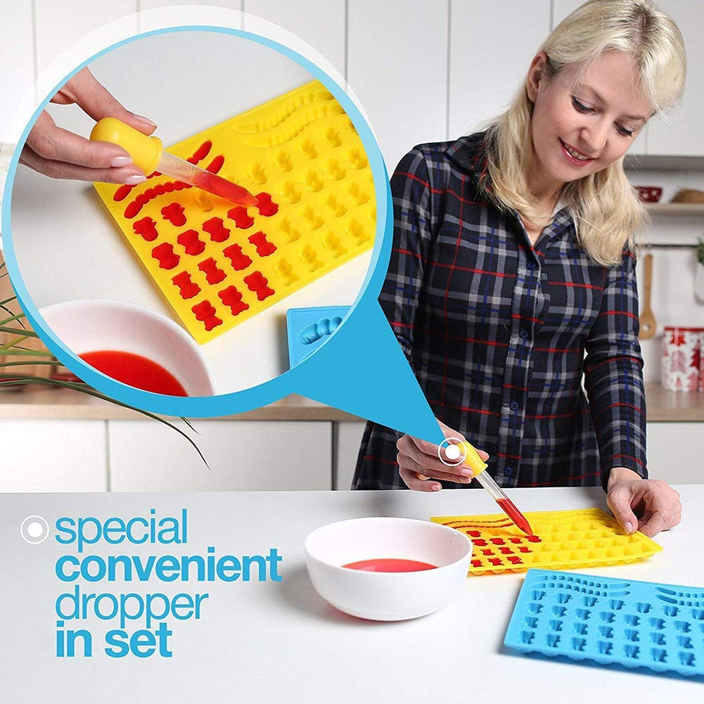 5Ml Liquid Droppers Medicine Silicone and Plastic Pipettes Eye Dropper with Bulb Tip for Kids Candy Molds (8 Pack） image number 2