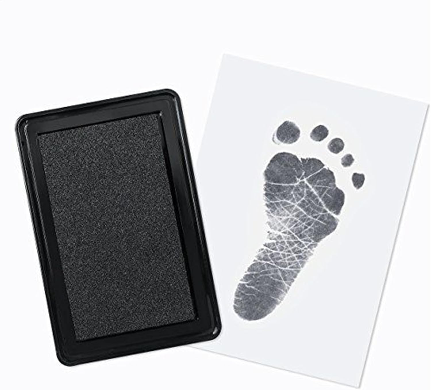 Baby Footprint Ink Pad, Baby Footprint Ink Pad - Inkless Baby Footprint Kit,Safe Clean Touch Hand Print Tool for Newborns image number 1