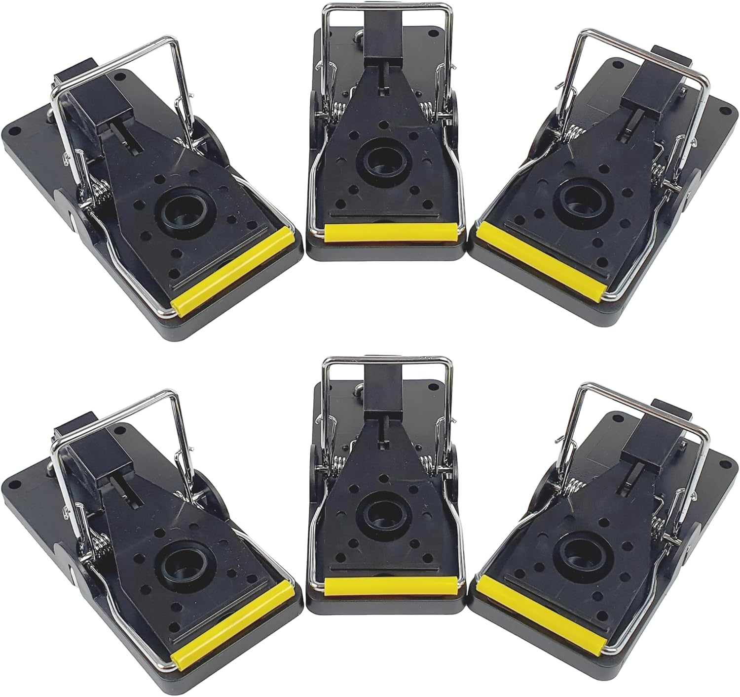 ROSHIELD 6 X Mouse Trap, 6 Pack Heavy Duty Reusable Snap Traps That Kill Instantly, High Sensitive Mice Catcher UK, Safe and Effective Rodent Trap for Indoors and Outdoors, Easy Set-Up & Clean image number 3