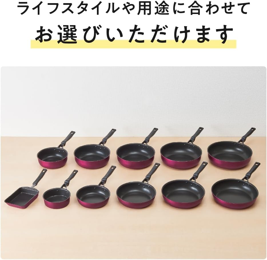 Thermos Durable Series KFM-028D R Stir-Fry Pot, 11.0 Inches (28 Cm), Red, Induction Compatible image number 2