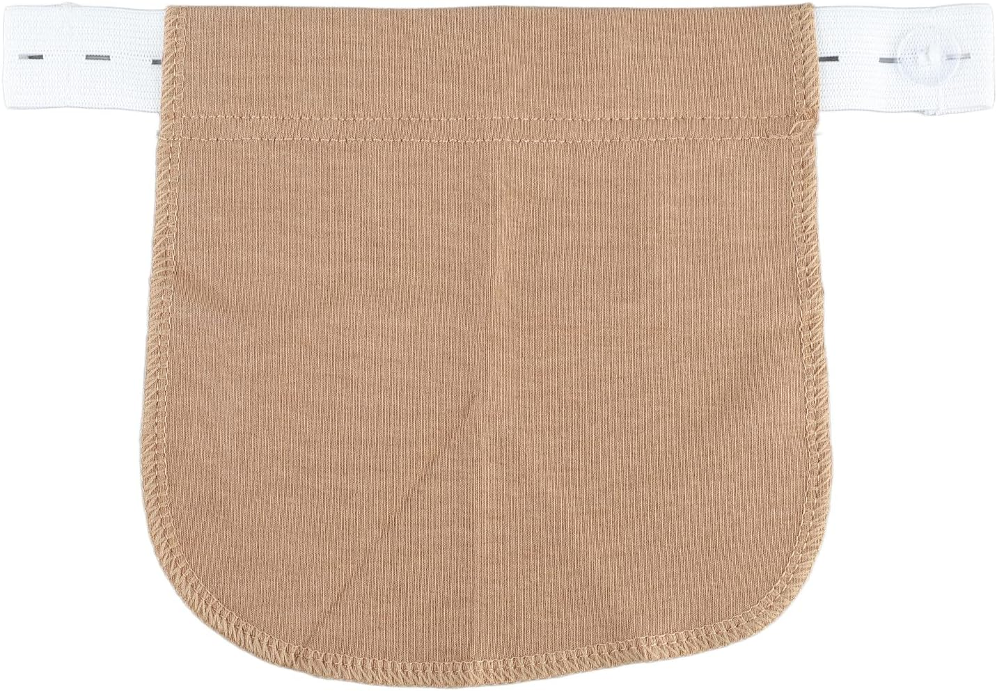 Domary 6Pcs Soft Nylon Maternity Pants Extender Adjustable Belly Waistband Buttons Daily Use 6 Colors image number 1