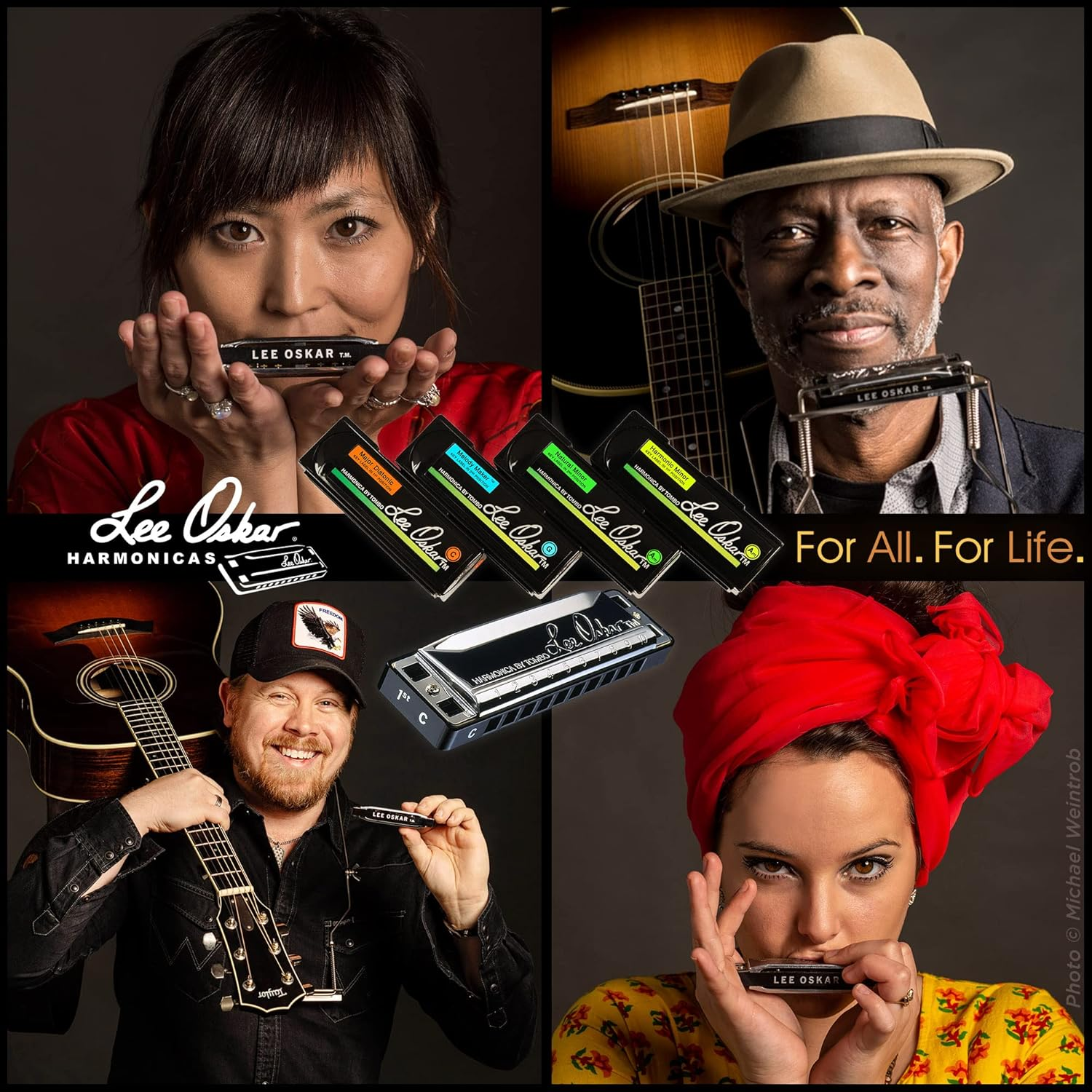 Lee Oskar Major Diatonic 1970 Low C Major Harmonica image number 1