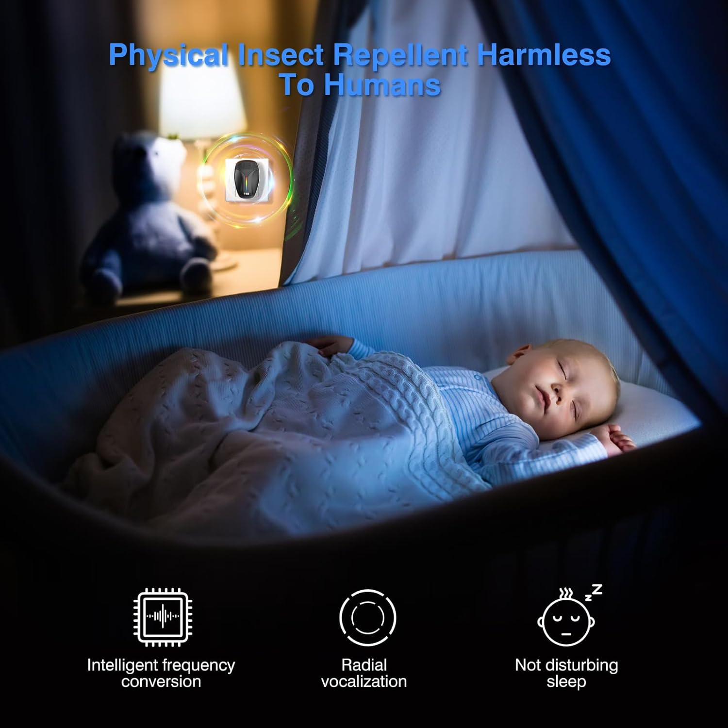 2023 Upgraded Version Ultrasonic Pest Repeller, Indoor Ultrasonic Repellent for Cockroach, Rodent, Mouse, Insect, Mosquito, Mice, Spider, Ant, Electronic Pest Control, image number 5