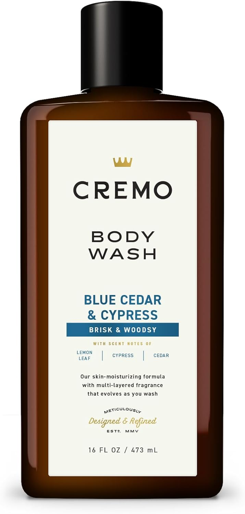 Cremo Body Wash Men, a Woodsy Scent with Notes of Lemon Peel, Cypress and Cedar, 16 Fl Oz image number 2