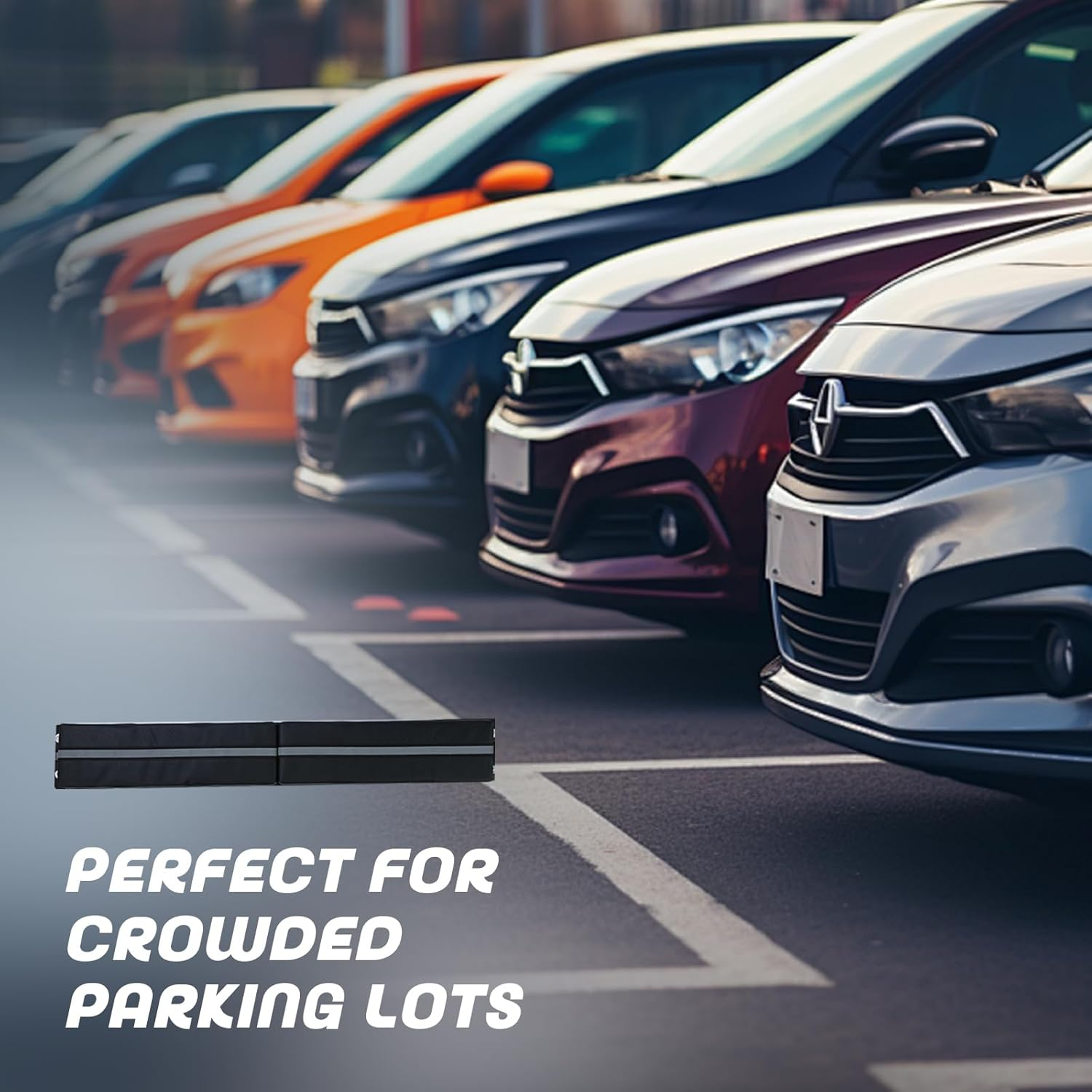 Car Door Dent Protectors Compatible with Steel or Aluminum Door-Removable Protector Made with PU Leather and Built in Magnets and Suction Cups Suitable for All Types of Frame (1, Black) image number 5