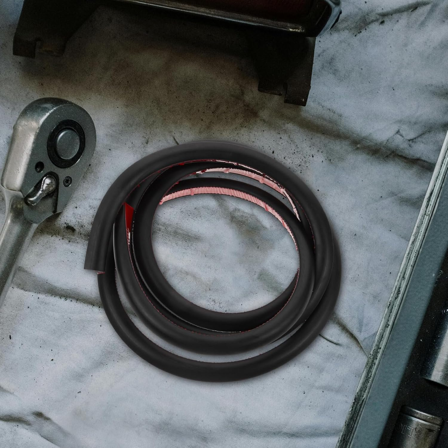 Rv Gutter Drip Rail Car Rainwater Guide Strip 2M Length Self-Adhesive Flexible Trim Molding Roof Rain Diversion for Cars image number 6