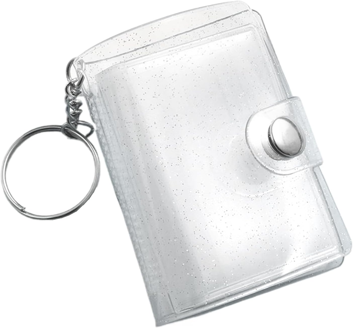 Photo Album Keychain - 5X3.5Cm 24 Pockets Clear Folder Mini Picture Organizer Wallet Photo Holder Portable Memory Book Compact Memory Albums | Small Travel Gift