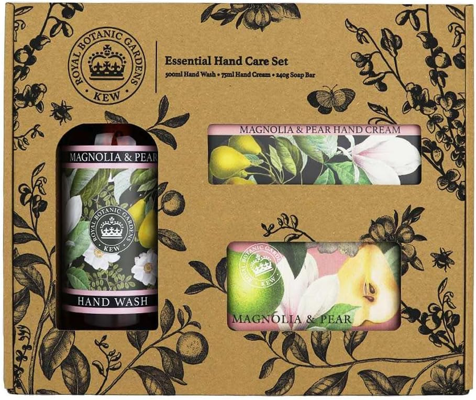 English Soap Company Kew Gardens Magnolia and Pear Essential Hand Care Gift Box image number 2
