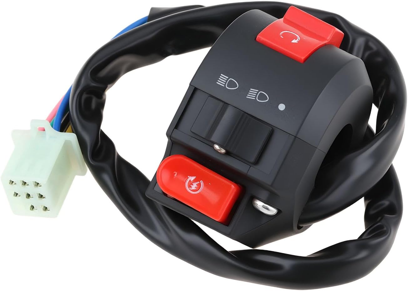 Emsea 8-Wire ATV Kill Light Start Switch Compatible with 50Cc&ndash;110Cc Quad Bike 7/8" Handlebar Compatible with Kazuma Model image number 3