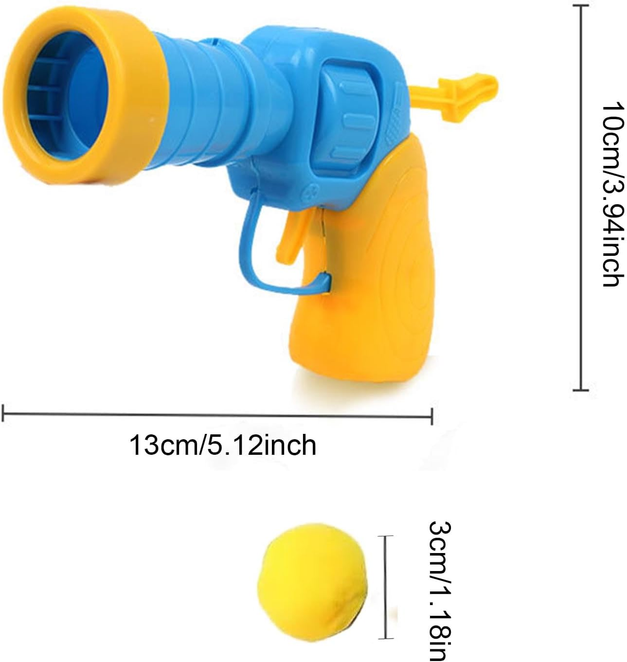 KASESSS 2Pcs Cat Toy Plush Ball Launching Gun, Training Cat Ball Launcher, Shooting Gun Plush Ball for Cat, Interactive Cat Toy Balls, Cat Toys Balls Launcher for Cat Exercise Chasing with 50 Pc Balls image number 1