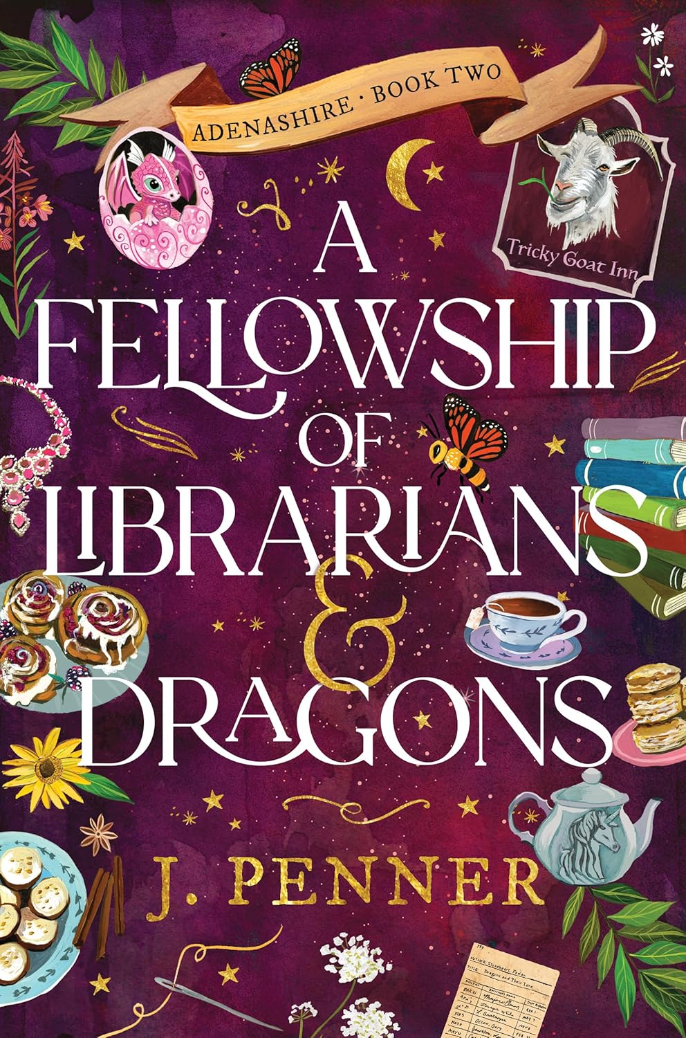 A Fellowship of Librarians & Dragons: a Charming Cosy Fantasy Adventure (Adenashire Book 2) image number 1