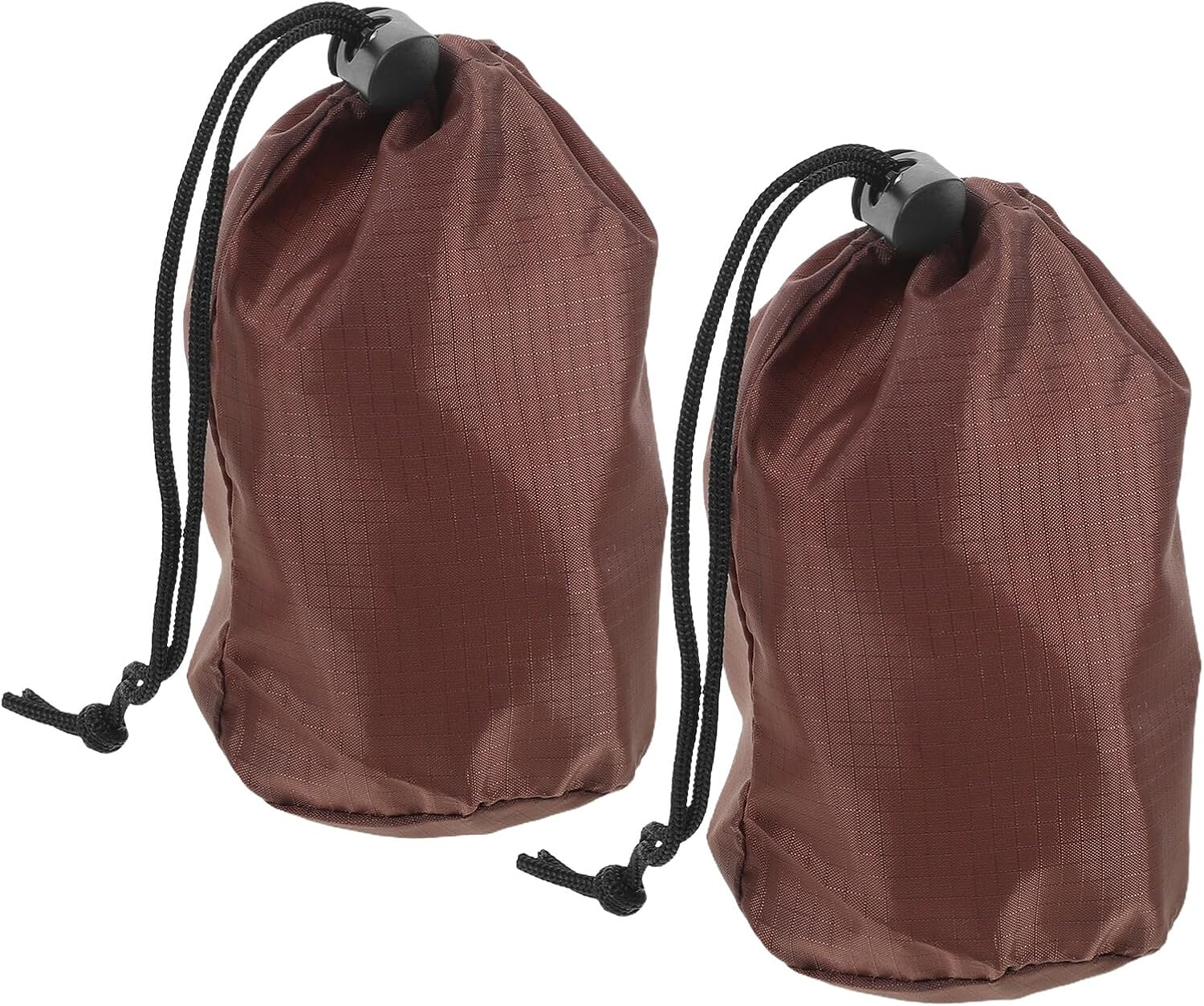 Baluue 2Pcs Raincoat Storage Bags Drawstring Organizer for Camping Hiking Travel Bike Poncho Gear