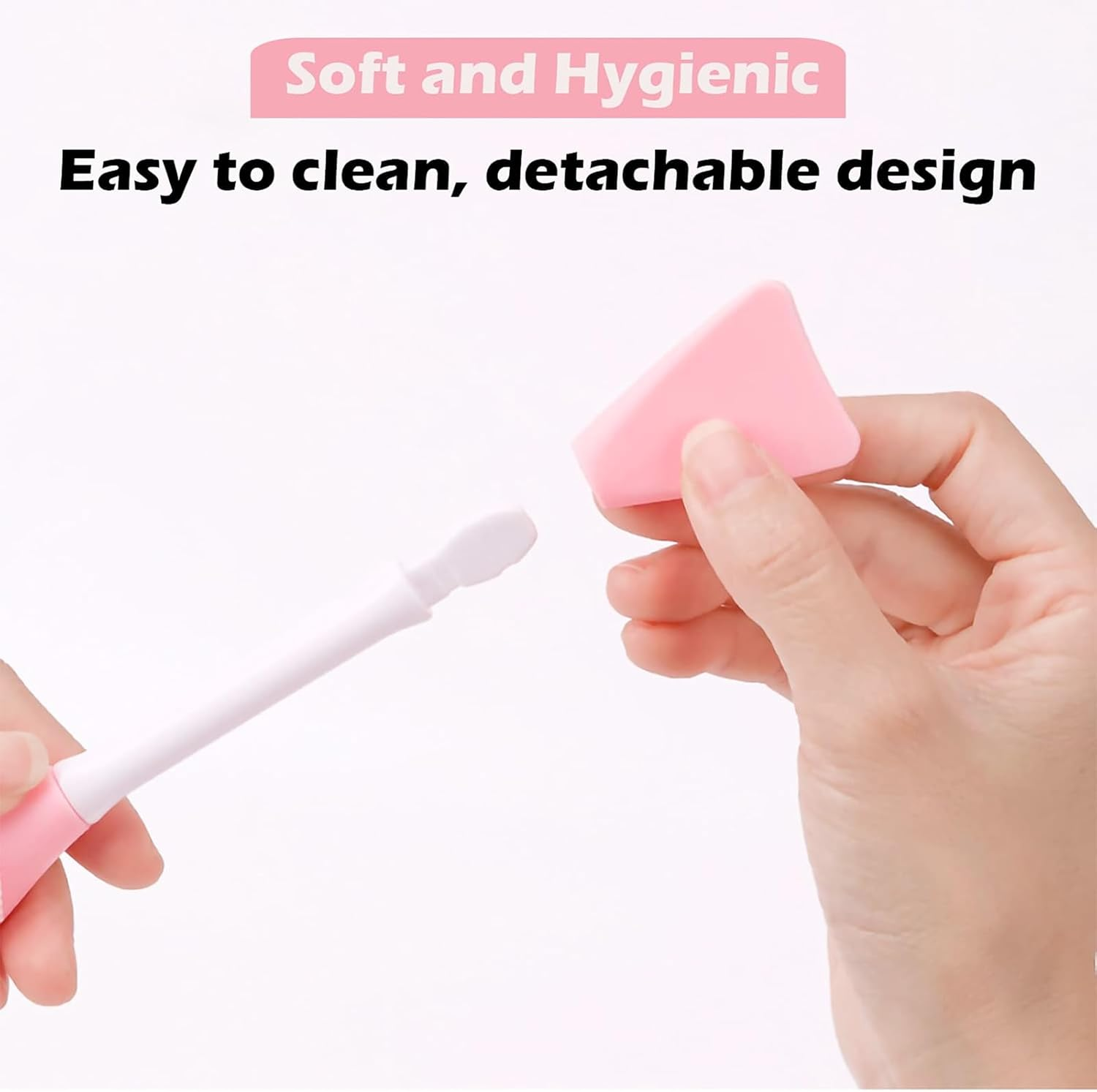 Silicone Face Mask Brush, Facial Mud Mask Applicator Brush Flexible for Applying Facial Mask,Sleeping Mask,Clay Mask,Body Lotion Mask Beauty Tools Makeup Brushes Applicator image number 6