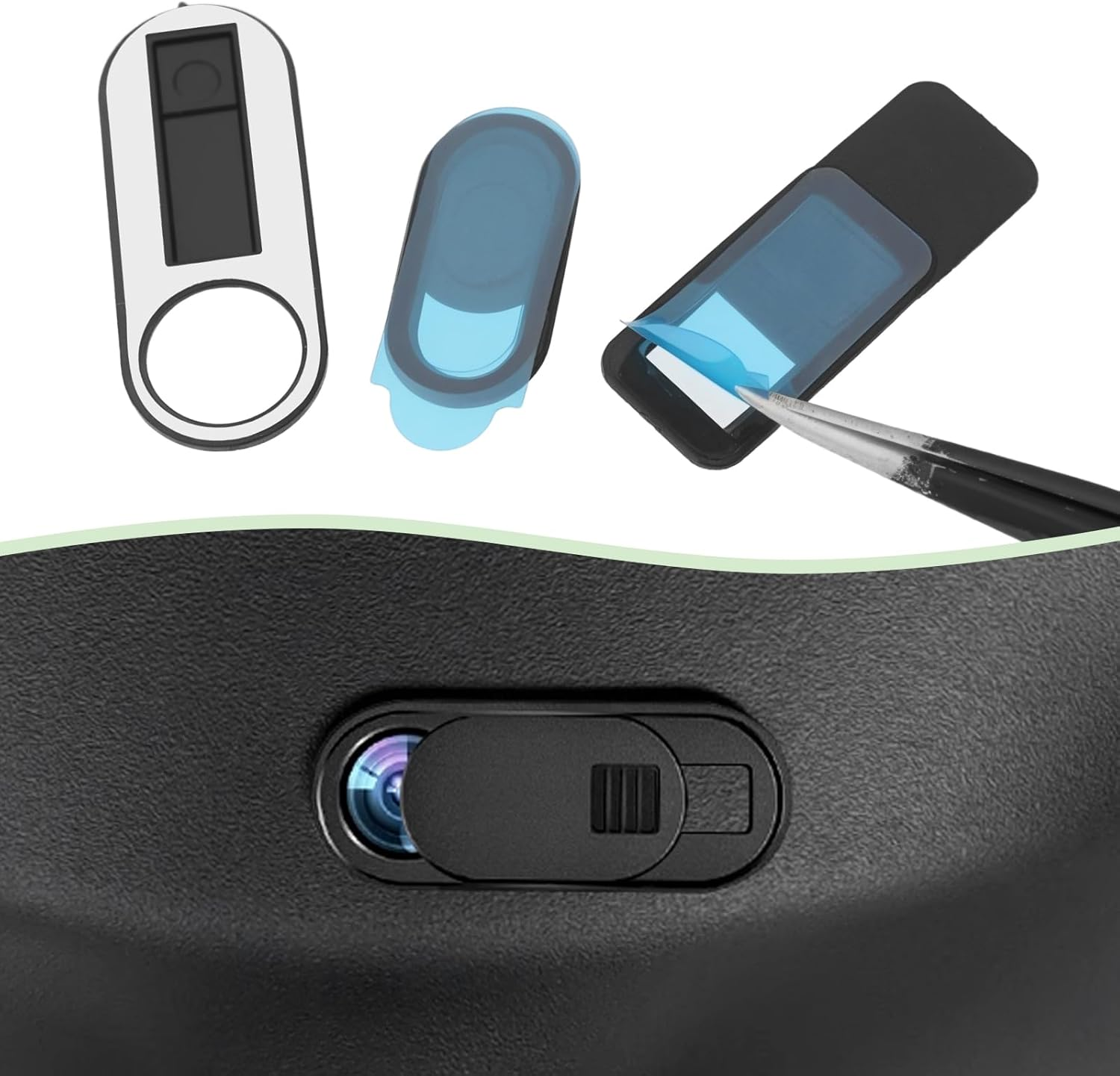 Ecsing 18PCS Webcam Camera Cover Slider Webcam Cover Blocker for Laptop Camera Phone Tablet Desktop Computer Smart Phone Sliding Type Cover image number 2