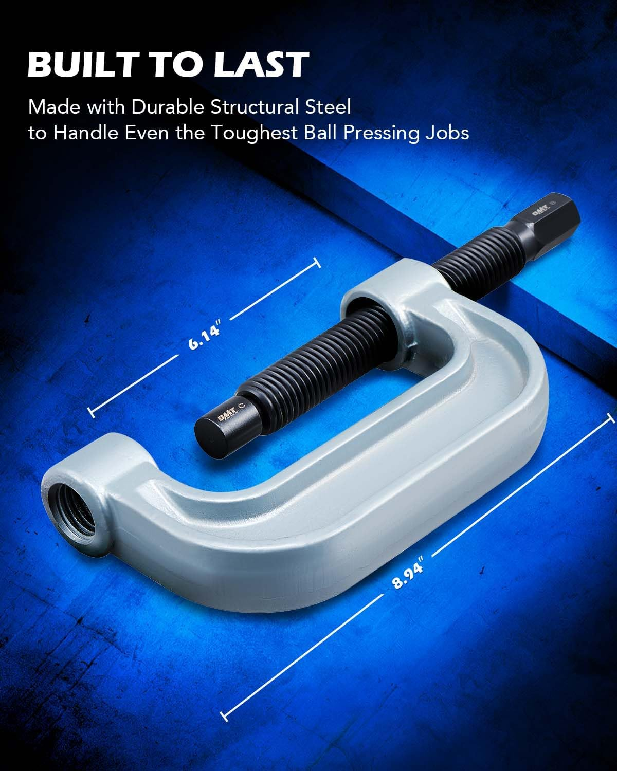 Orion Motor Tech Heavy Duty Ball Joint Press & U Joint Removal Tool Kit with 4X4 Adapters, for Most 2WD and 4WD Cars and Light Trucks image number 1