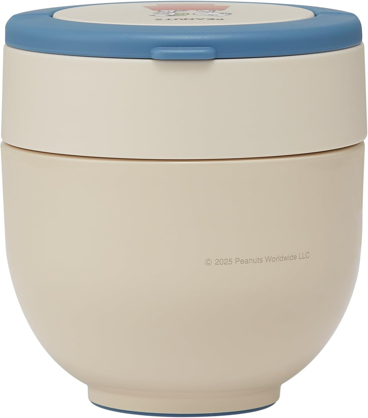 Skater Insulated Lunch Box, Rice Shape, 18.2 Fl Oz (540 Ml), Women'S, 2 Tiers, Lunch Jar, Folding Handle, Antibacterial, Snoopy Good Day LDNO6AG-A image number 6