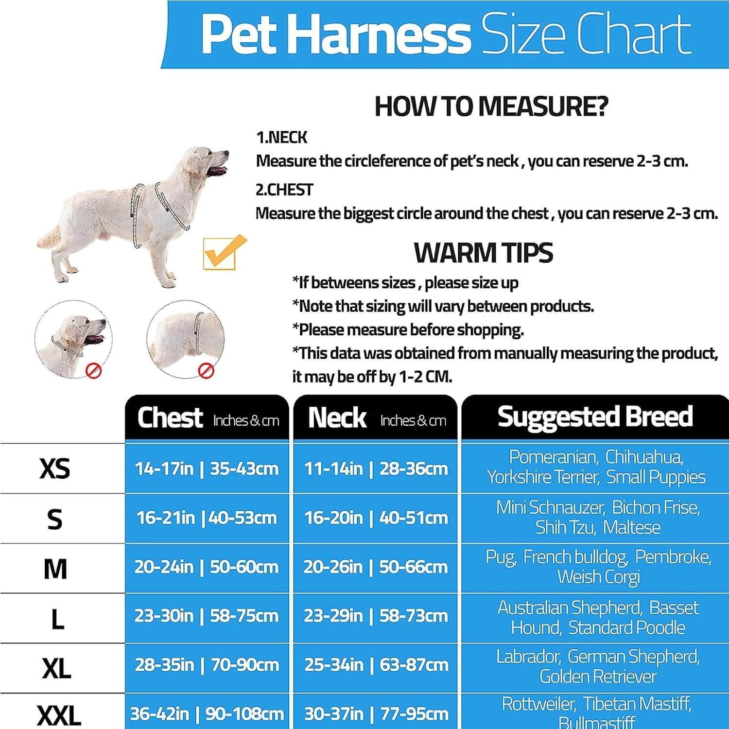 Service Dog Harness No Pull Easy Adjustable Reflective Breathable image number 3