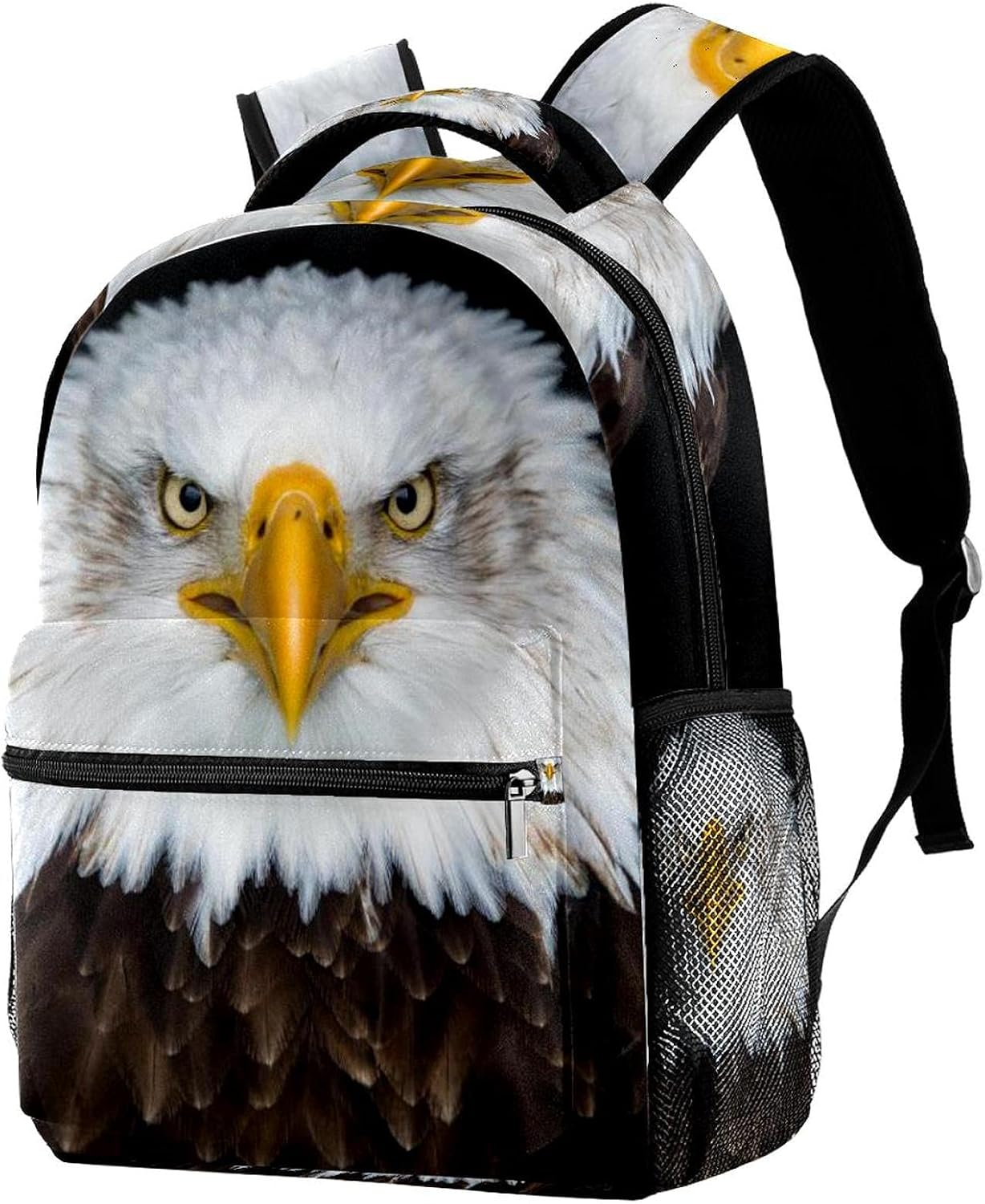 Bald Eagle Backpack Students Shoulder Bags Travel Bag College School Tote Backpacks image number 1