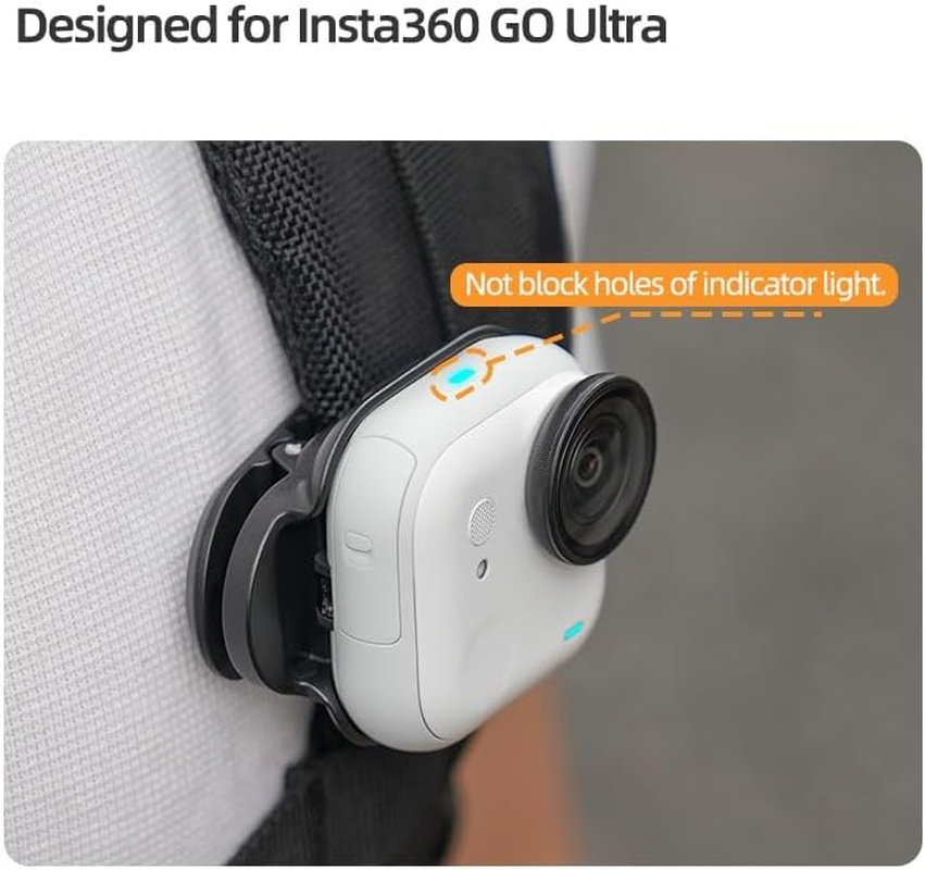Camgo Sunnylife Magnetic Backpack Clip for Insta360 GO Ultra image number 1