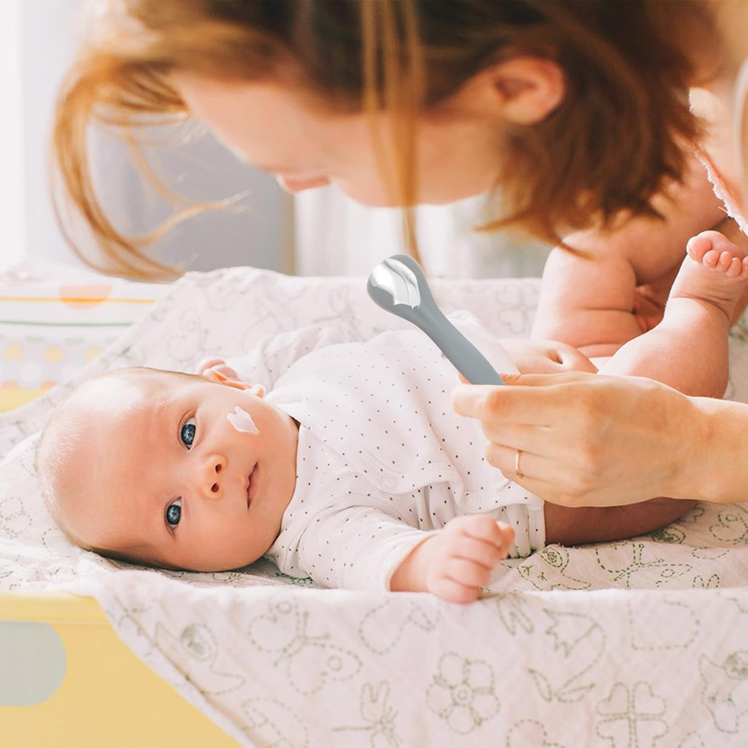 Nappy Cream Spatula - Silicone Baby Cream Distributor, Baby Diaper Cream Applicator | Portable Diaper Cream Tool, Easy Clean Baby Cream Applicator, Non-Stick Silicone Baby Tool image number 2