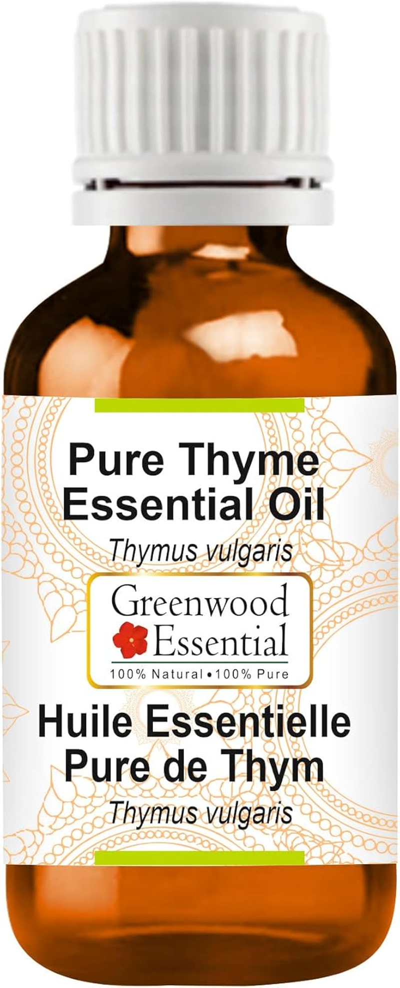 Greenwood Essential Pure Thyme Essential Oil (Thymus Vulgaris) Steam Distilled for Personal Care 50Ml (1.69Oz) image number 5