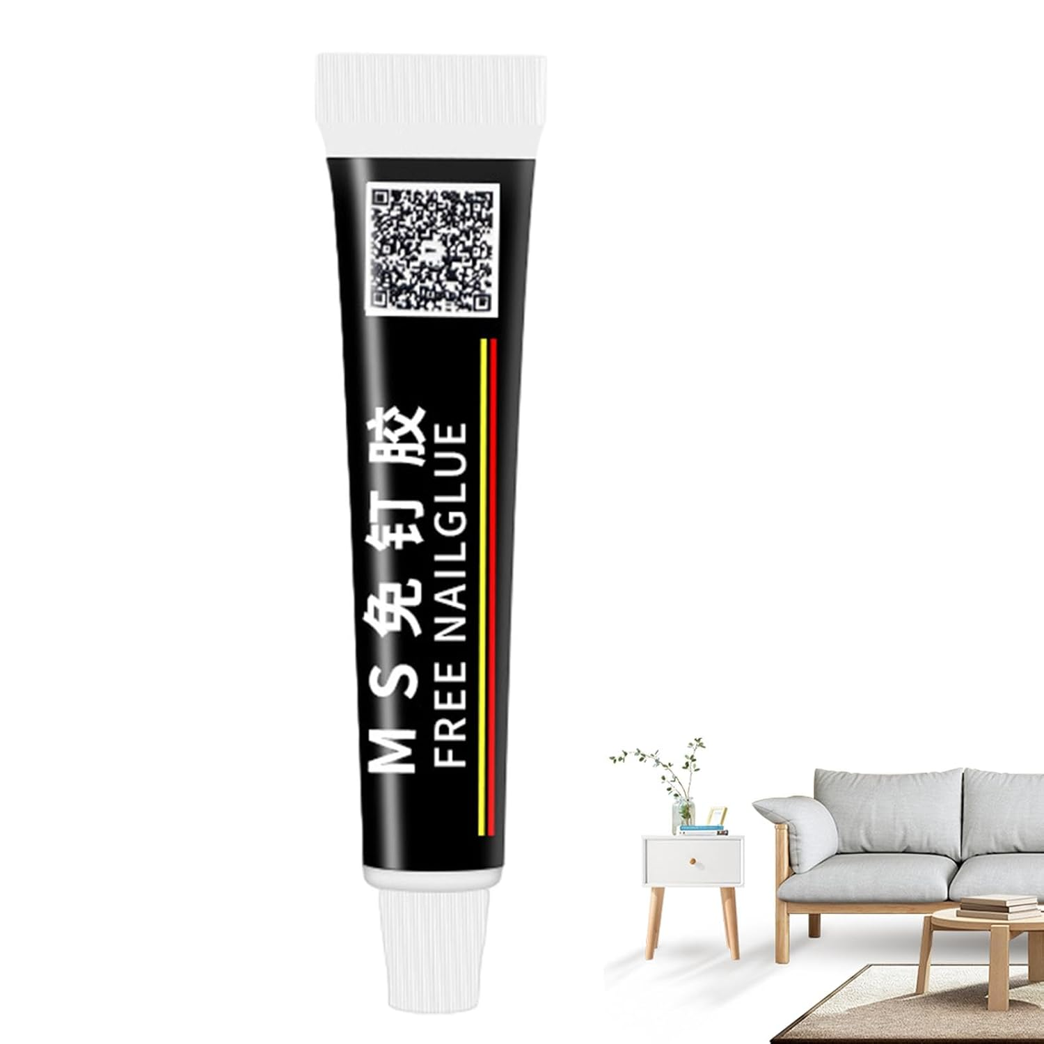 All Purpose Glue - 12Ml Strong No Nail Adhesive | Metal Polymer Adhesive Sealant for Frosted Glass, Marble, Lacquered Wood, Soft Metal Plates, Tiles image number 2