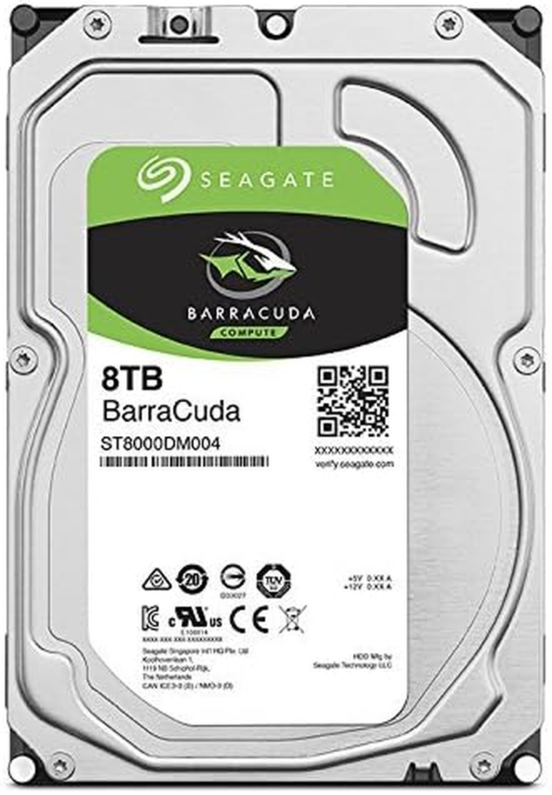 ST8000DM004 Barracuda (8TB HDD 3.5 Inch SATA 6G 256MB)