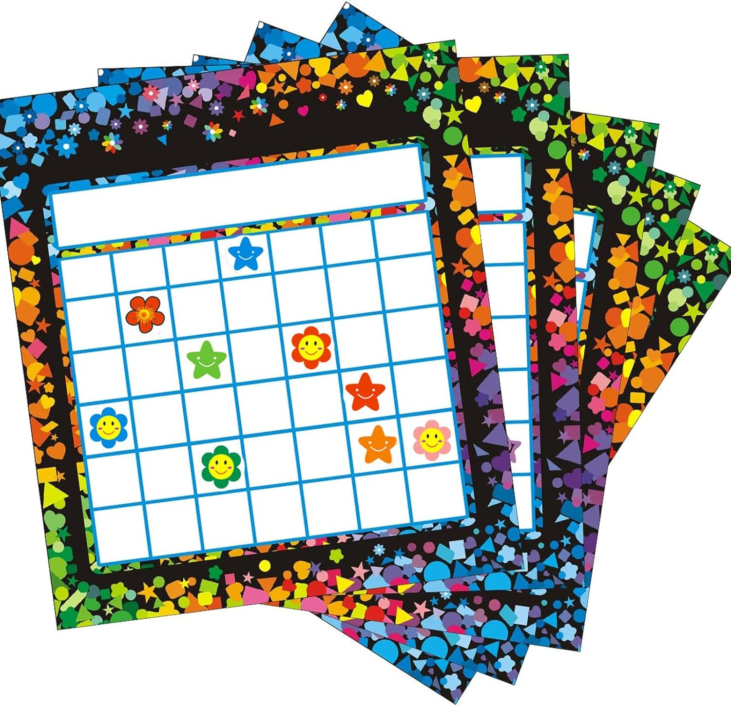 Incentive Reward Chart for Classroom Home Behavior for Kids Students, 2100 Pieces Star Stickers,Children Behavior,Kids Incentive Reward,Children'S Handmade Scrapbook Decoration. image number 5