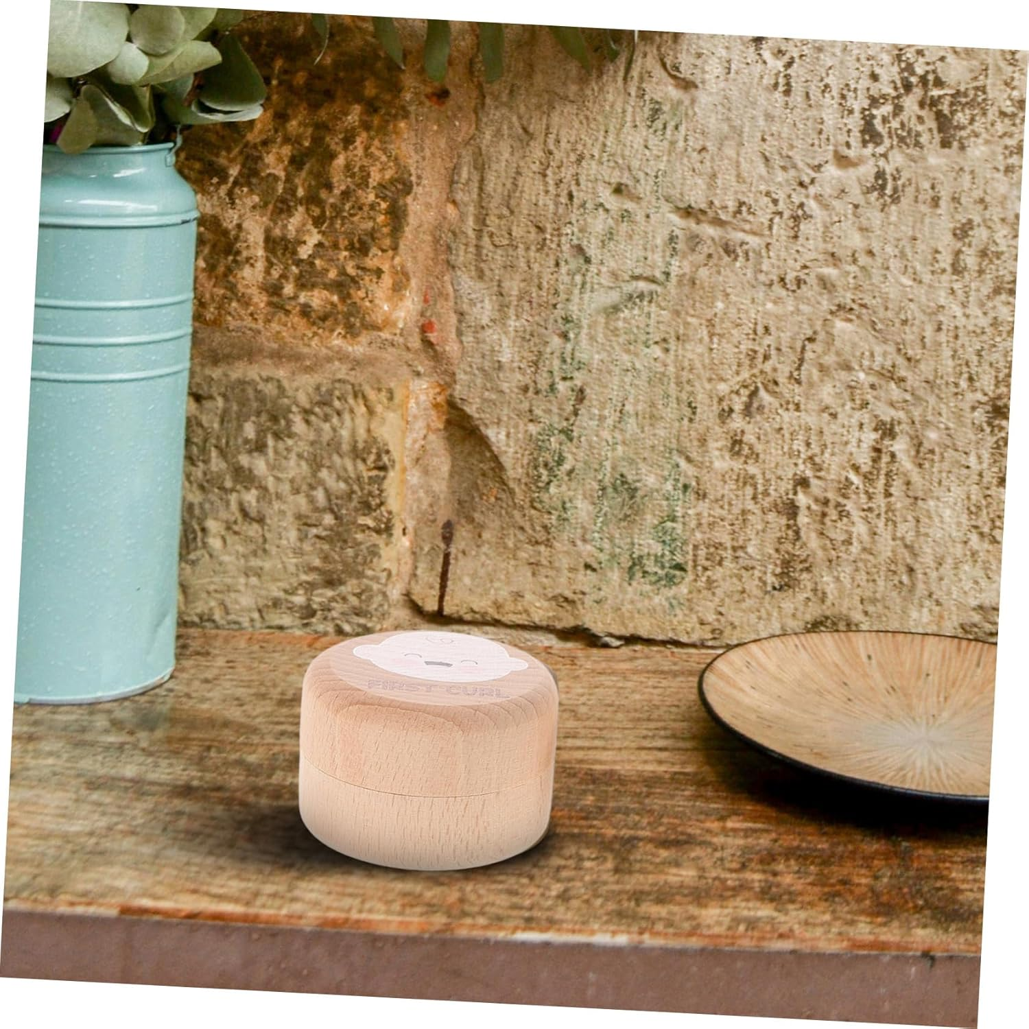 2Pcs Wooden Tooth Memorial Box Cute Keepsake Box for First Lost Tooth Storage for Shower Birthday