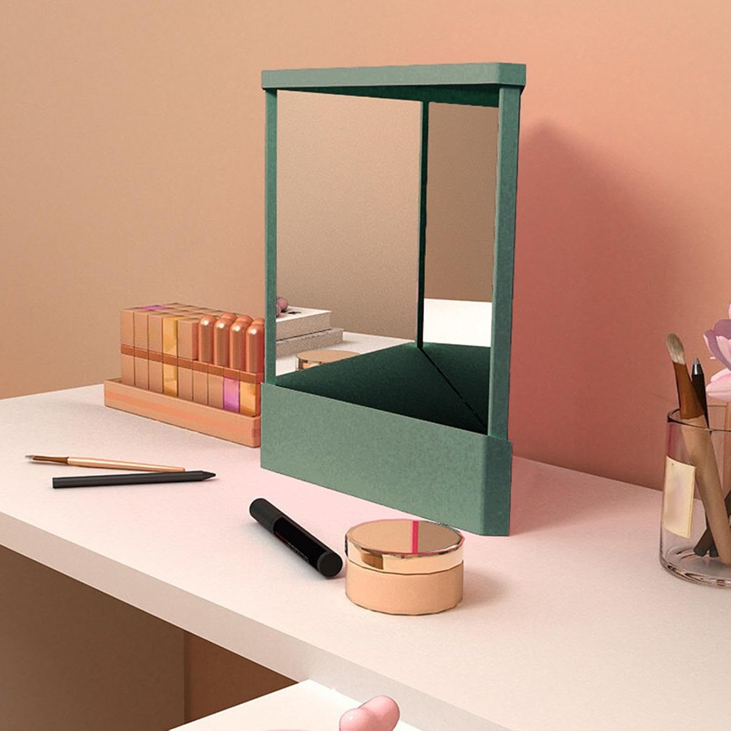 True Mirror Non Reversing - Non Reversing Mirror for Real Image | Real Reflection, Precision Real Image True Mirror Non Reverse for Makeup Vanity image number 3