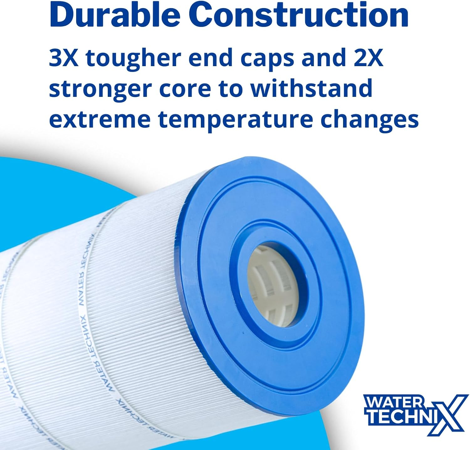 Astral ZX100 Pool Filter Cartridge - Water Technix OEM Replacement Element, Long Lasting Trilobal Material, Easy Replacement, Superior Clarity, 12-Month Warranty image number 6