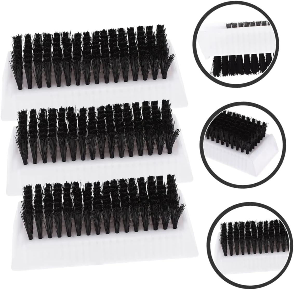 LIFKOME 3Pcs Double Sided Nail Cleaning Brush for Daily Use Durable Comfortable Grip for Home Travel Outdoor Nail Care image number 2